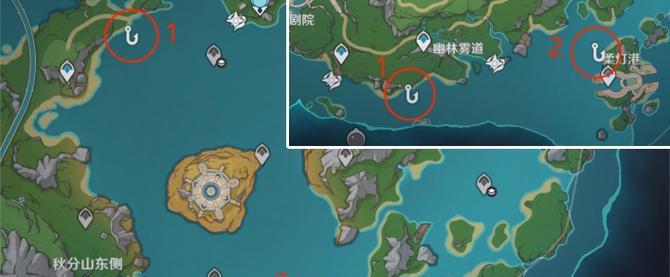 原神钓鱼位置攻略（如何在原神中找到钓鱼点，获得珍贵渔获）