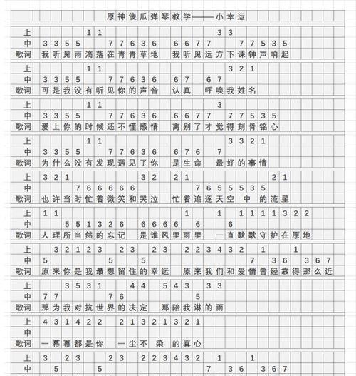原神弹琴攻略（让你的琴音更动人，绝不止单指弹奏）