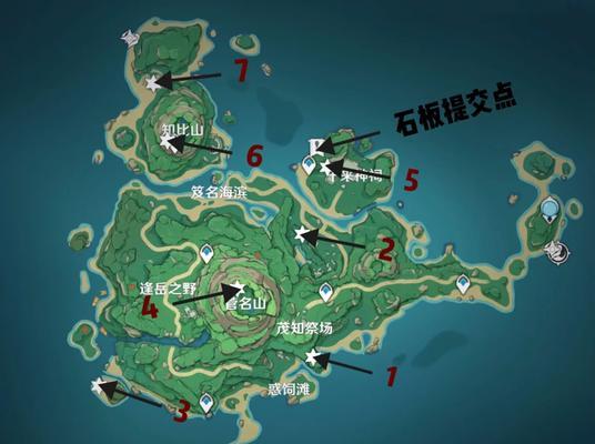 《攻略原神千来神祠石板，揭秘宝藏之谜》（发掘原神千来神祠石板的技巧与策略，助你成为宝藏大师）