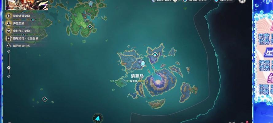 《探索原神青睐岛四的攻略指南》（青睐岛四攻略详解，带你领略原神新区域的魅力）